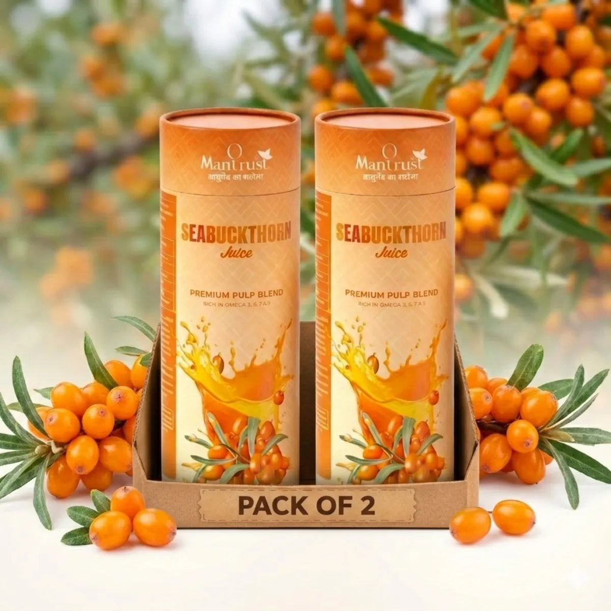 100% Natural Himalayan Sea Buckthorn Pulp – Pure Superfood for Immunity, Skin & Daily Wellness