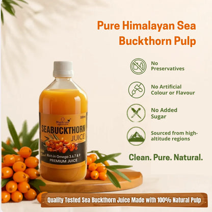 100% Natural Himalayan Sea Buckthorn Pulp – Pure Superfood for Immunity, Skin & Daily Wellness