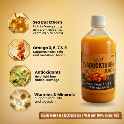100% Natural Himalayan Sea Buckthorn Pulp – Pure Superfood for Immunity, Skin & Daily Wellness
