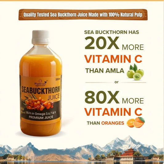 100% Natural Himalayan Sea Buckthorn Pulp – Pure Superfood for Immunity, Skin & Daily Wellness