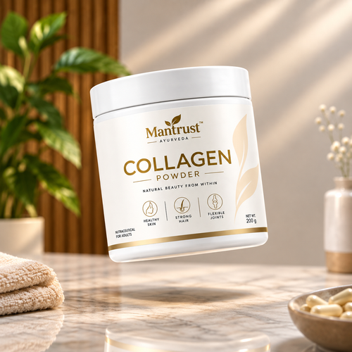Mantrust Collagen Powder 200g for Healthy Skin, Strong Hair & Joint Support