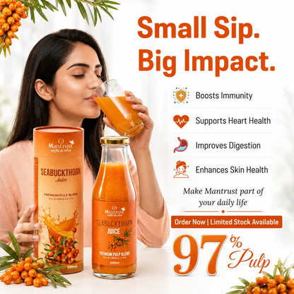 100% Natural Himalayan Sea Buckthorn Pulp – Pure Superfood for Immunity, Skin & Daily Wellness