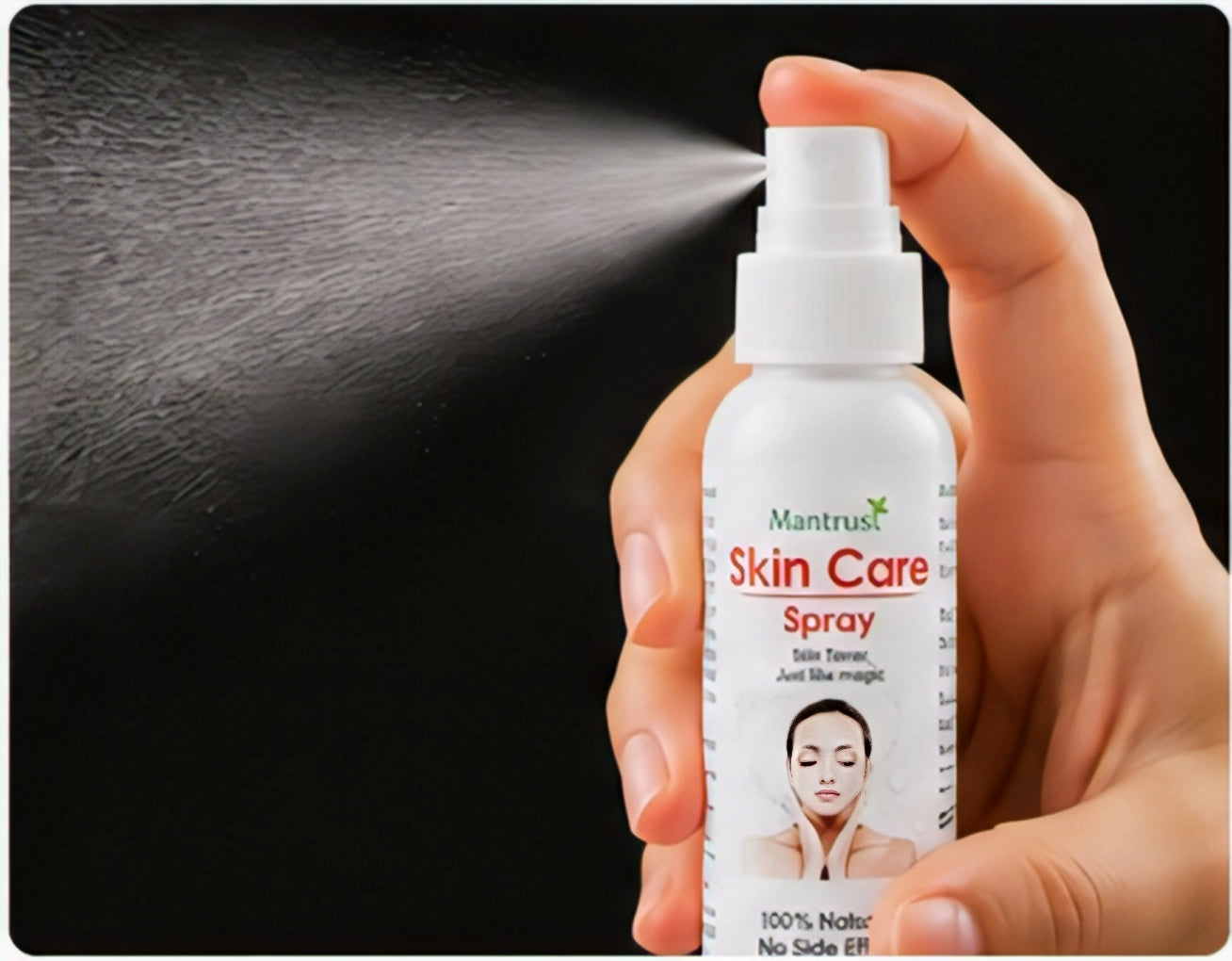 Women skin spray