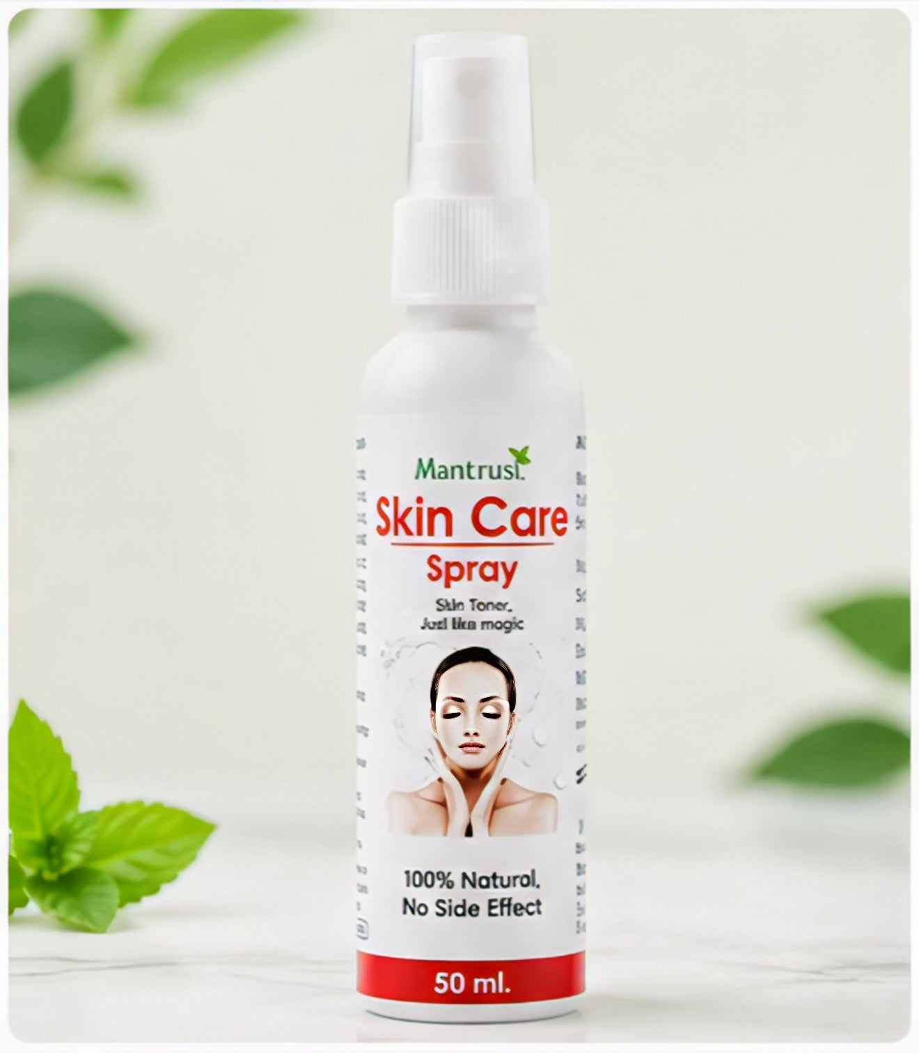 Women skin spray