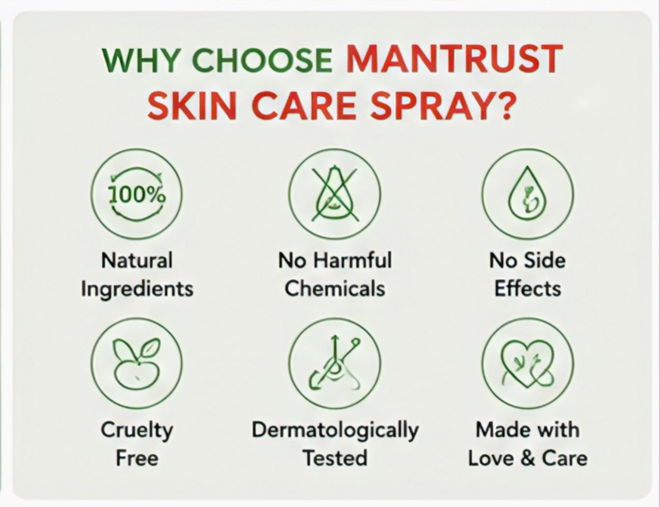 Women skin spray