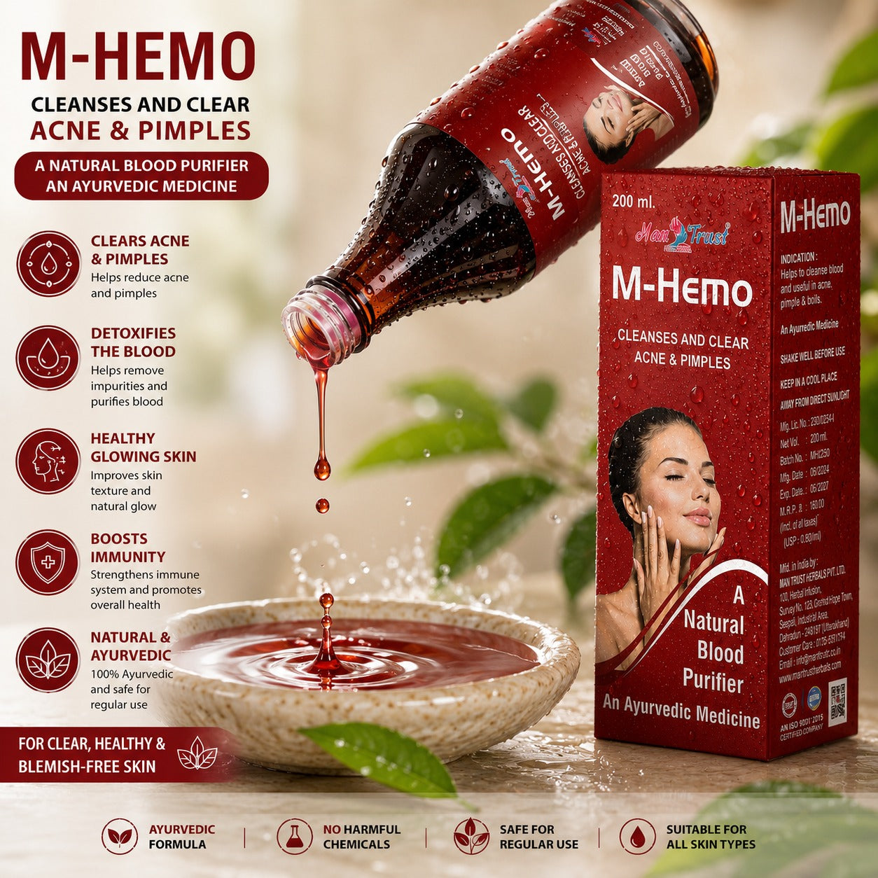 Pack Of 2 M-Hemo  200 ML