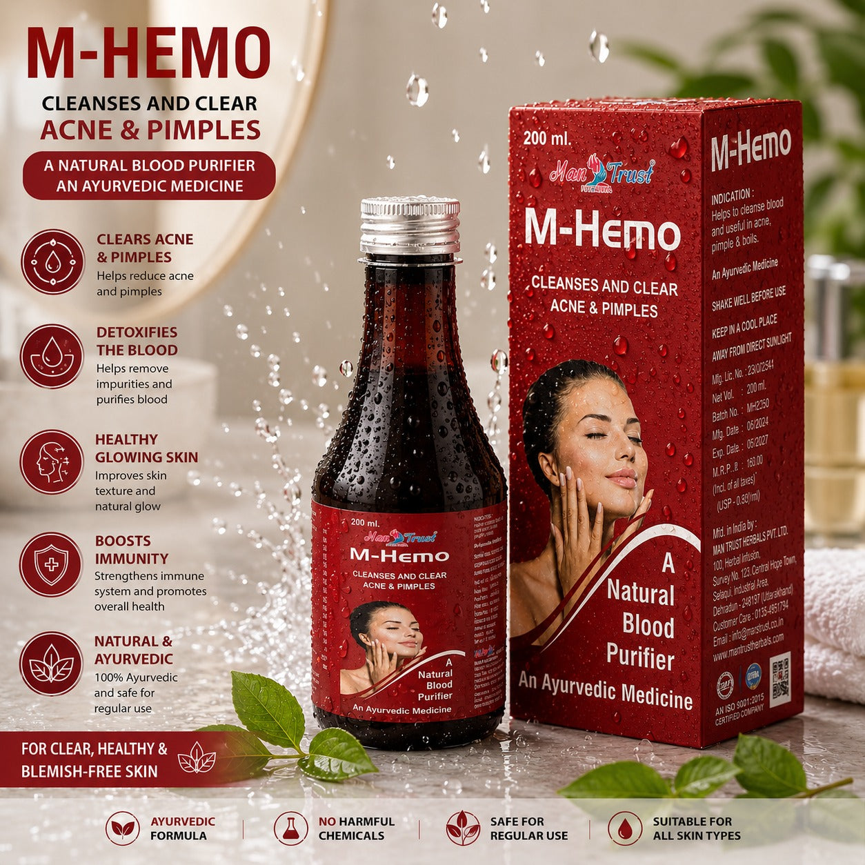 Pack Of 2 M-Hemo  200 ML