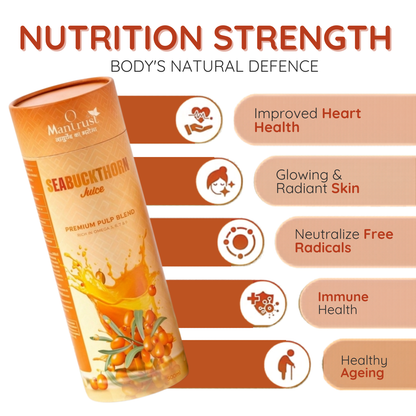 100% Natural Himalayan Sea Buckthorn Pulp – Pure Superfood for Immunity, Skin & Daily Wellness