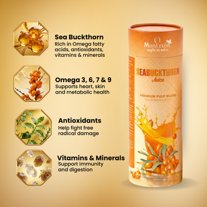 100% Natural Himalayan Sea Buckthorn Pulp – Pure Superfood for Immunity, Skin & Daily Wellness